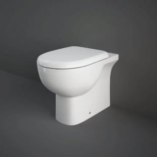 Rak Tonique Open or Closed Back Close Coupled Toilet Compact Comfort Height 