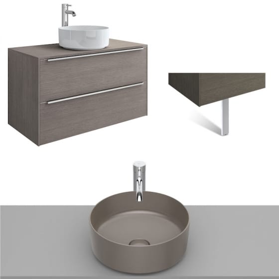 Image of Roca Inspira Wall Hung Vanity Unit With Countertop Basin