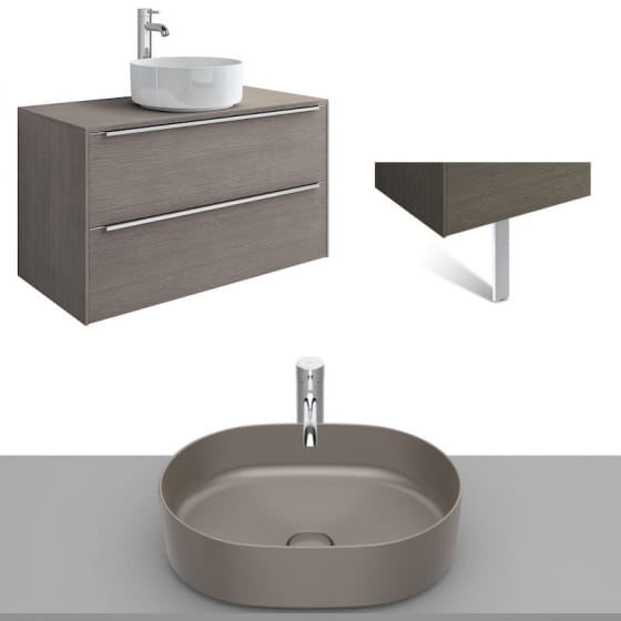 Image of Roca Inspira Wall Hung Vanity Unit With Countertop Basin