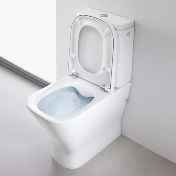 Roca The Gap Close Coupled Rimless Toilet : Bathroom Planet