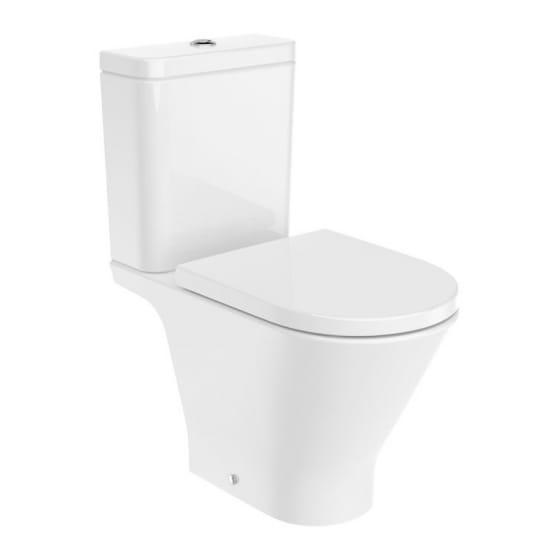 Image of Roca The Gap Close Coupled Rimless Toilet