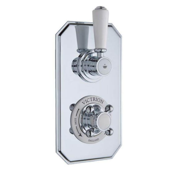 Image of BC Designs Victrion 1-Way Twin Concealed Shower Valve