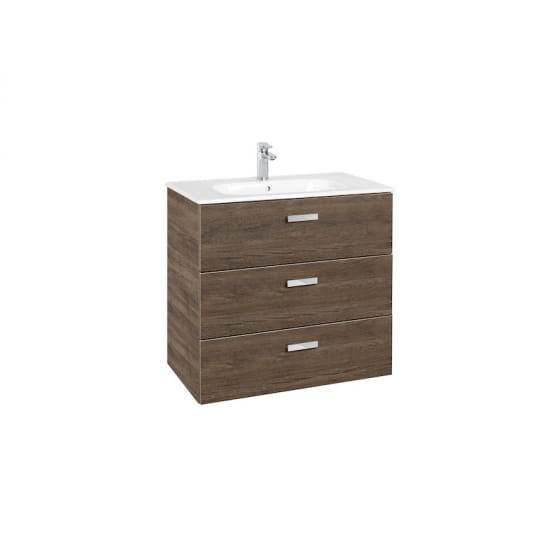 Image of Roca Victoria Basic Wall Hung Vanity Unit & Basin