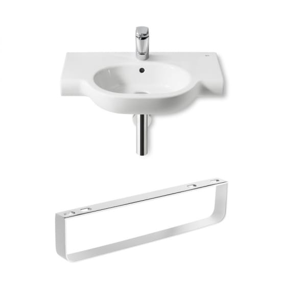 Image of Roca Meridian-N Wall Hung Basin With Ledge