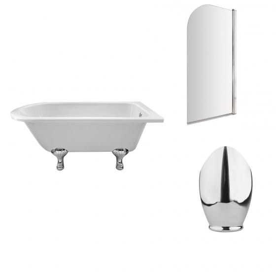 Image of Bayswater Single-Ended Freestanding Shower Bath