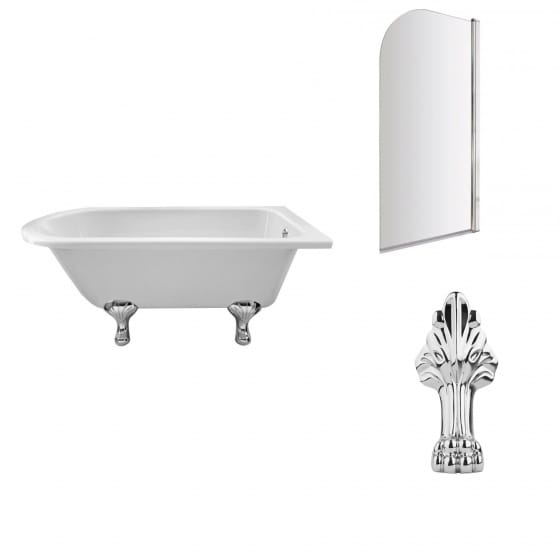 Image of Bayswater Single-Ended Freestanding Shower Bath