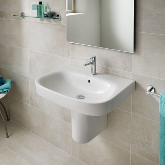 Roca Debba Wall Hung Basin Bathroom