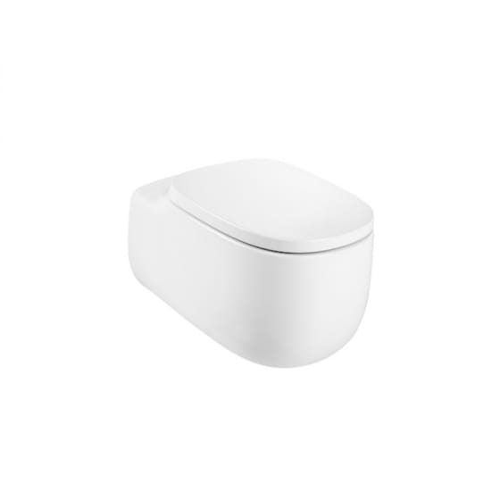 Image of Roca Beyond Rimless Wall Hung Toilet