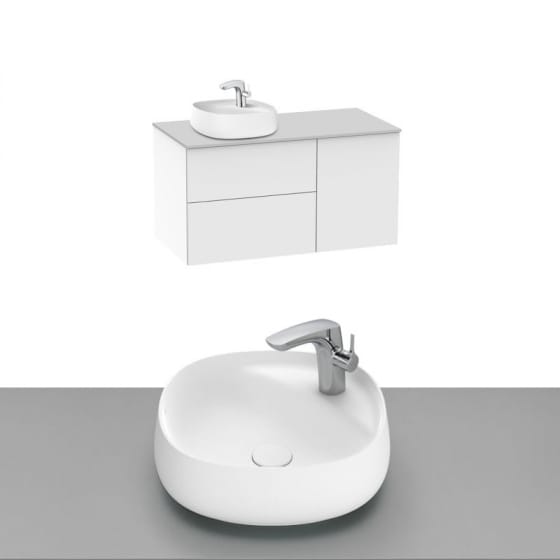 Image of Roca Beyond Wall Hung Vanity Unit With Countertop Basin