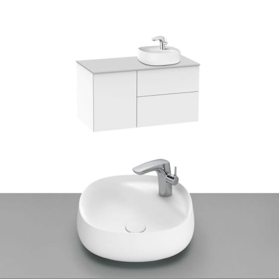 Image of Roca Beyond Wall Hung Vanity Unit With Countertop Basin