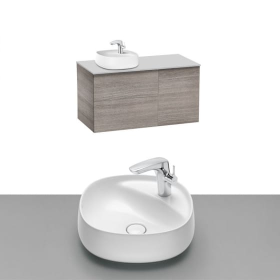 Image of Roca Beyond Wall Hung Vanity Unit With Countertop Basin