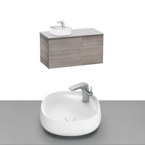 Image of Roca Beyond Wall Hung Vanity Unit With Countertop Basin