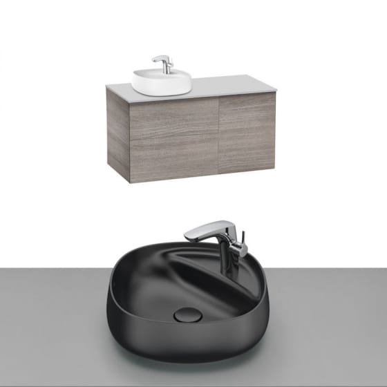 Image of Roca Beyond Wall Hung Vanity Unit With Countertop Basin