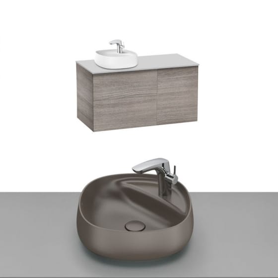 Image of Roca Beyond Wall Hung Vanity Unit With Countertop Basin