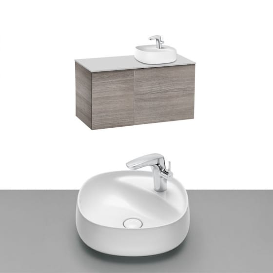 Image of Roca Beyond Wall Hung Vanity Unit With Countertop Basin