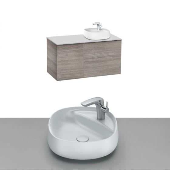 Image of Roca Beyond Wall Hung Vanity Unit With Countertop Basin