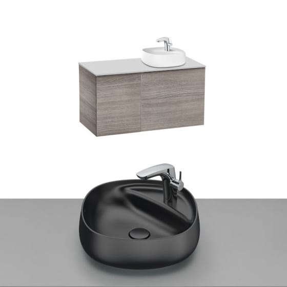 Image of Roca Beyond Wall Hung Vanity Unit With Countertop Basin