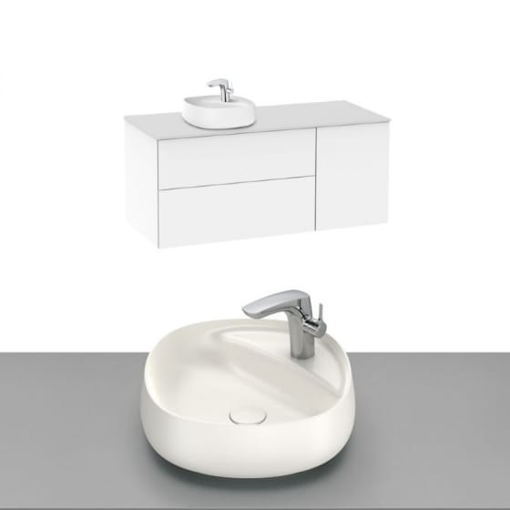 Image of Roca Beyond Wall Hung Vanity Unit With Countertop Basin