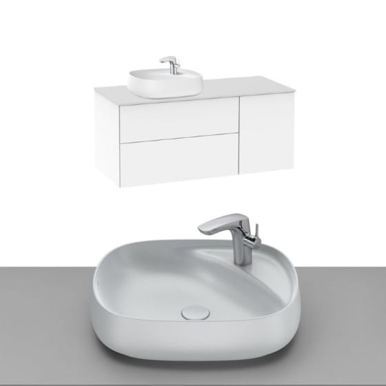 Image of Roca Beyond Wall Hung Vanity Unit With Countertop Basin