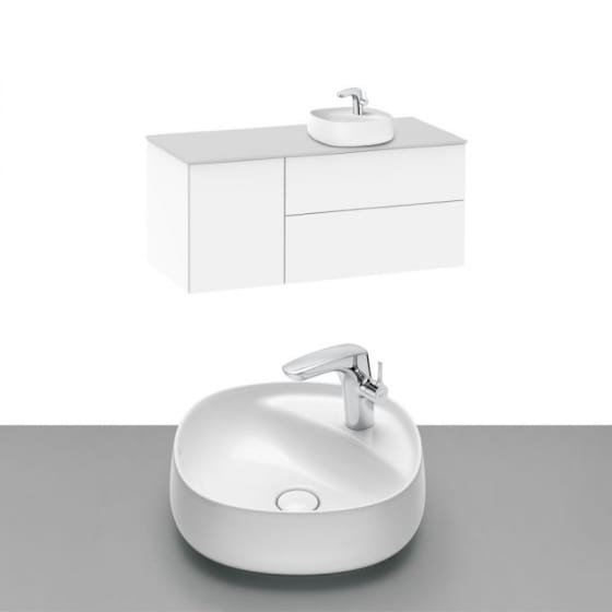 Image of Roca Beyond Wall Hung Vanity Unit With Countertop Basin