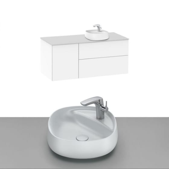 Image of Roca Beyond Wall Hung Vanity Unit With Countertop Basin