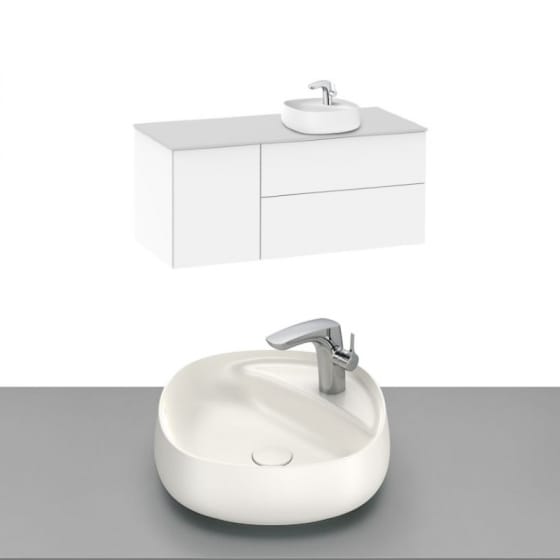 Image of Roca Beyond Wall Hung Vanity Unit With Countertop Basin