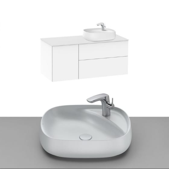 Image of Roca Beyond Wall Hung Vanity Unit With Countertop Basin