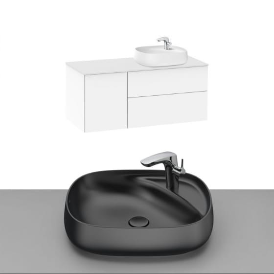 Image of Roca Beyond Wall Hung Vanity Unit With Countertop Basin