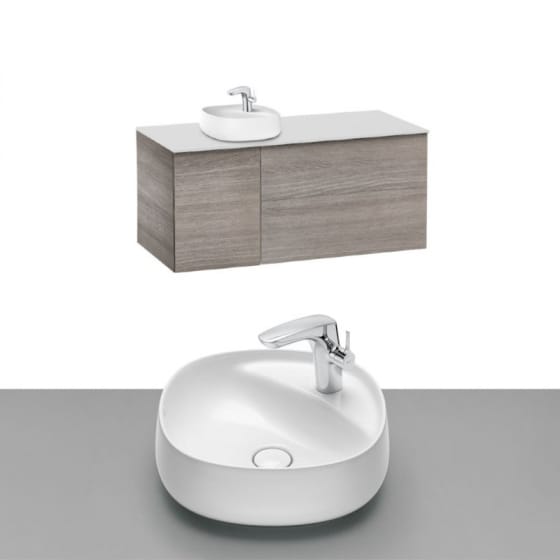 Image of Roca Beyond Wall Hung Vanity Unit With Countertop Basin