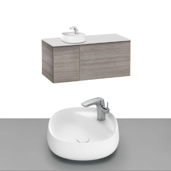 Image of Roca Beyond Wall Hung Vanity Unit With Countertop Basin