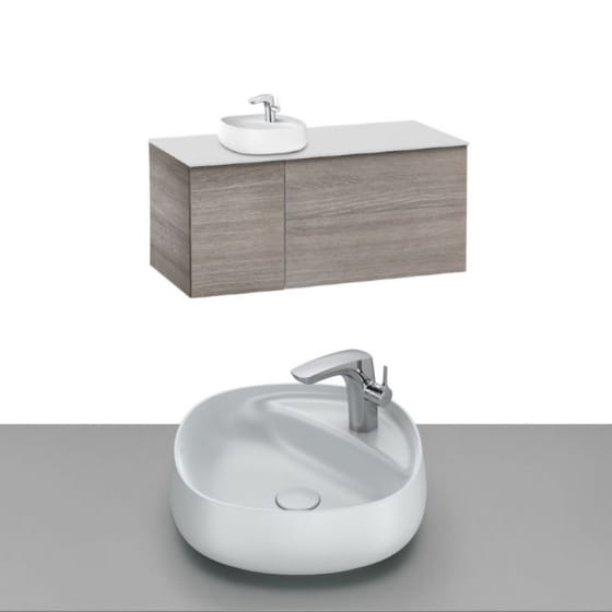 Image of Roca Beyond Wall Hung Vanity Unit With Countertop Basin