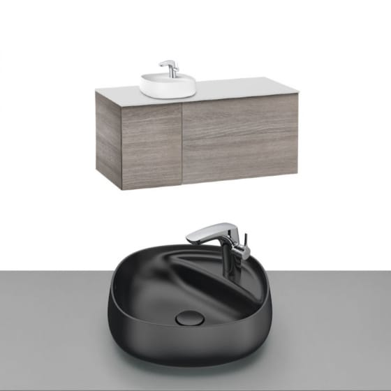 Image of Roca Beyond Wall Hung Vanity Unit With Countertop Basin