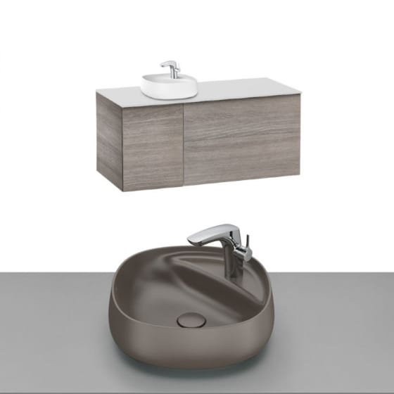 Image of Roca Beyond Wall Hung Vanity Unit With Countertop Basin