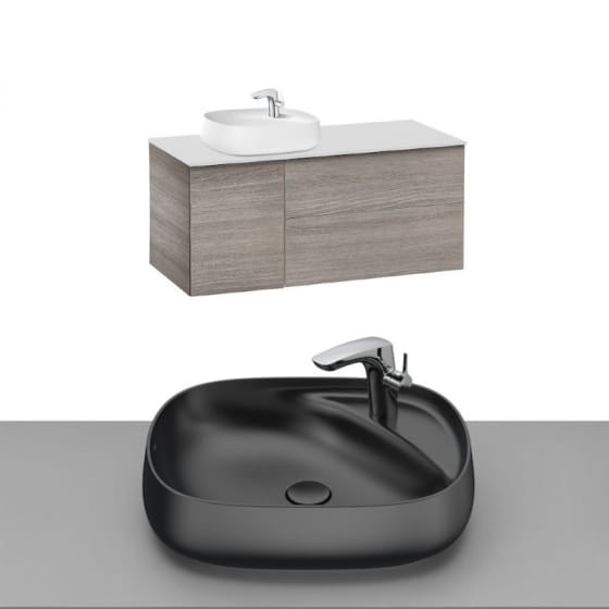 Image of Roca Beyond Wall Hung Vanity Unit With Countertop Basin