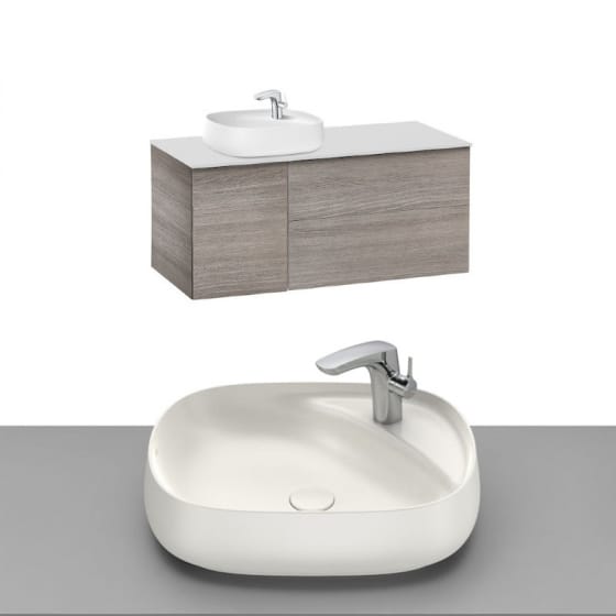 Image of Roca Beyond Wall Hung Vanity Unit With Countertop Basin