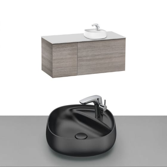 Image of Roca Beyond Wall Hung Vanity Unit With Countertop Basin