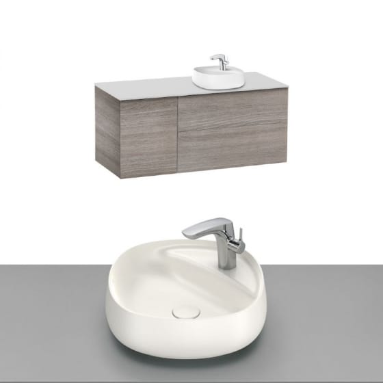 Image of Roca Beyond Wall Hung Vanity Unit With Countertop Basin