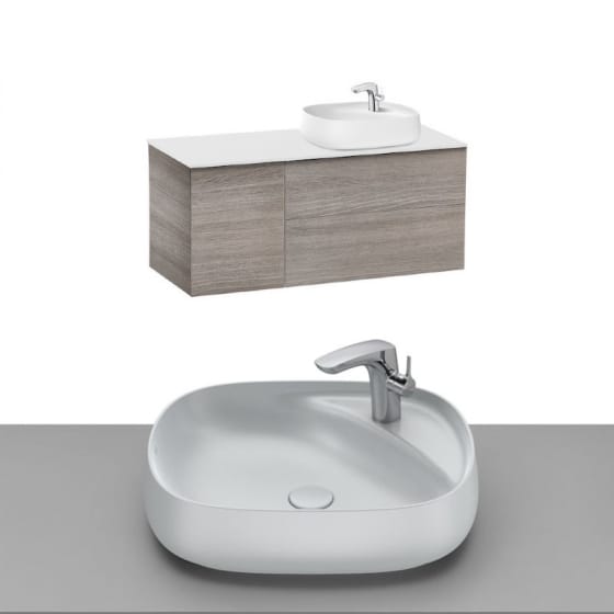 Image of Roca Beyond Wall Hung Vanity Unit With Countertop Basin