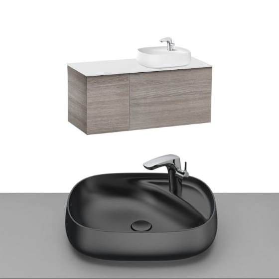 Image of Roca Beyond Wall Hung Vanity Unit With Countertop Basin