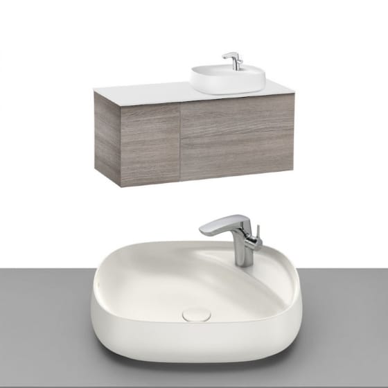 Image of Roca Beyond Wall Hung Vanity Unit With Countertop Basin