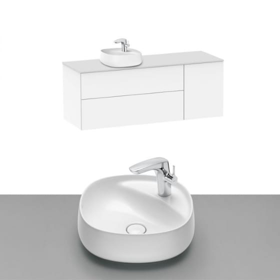 Image of Roca Beyond Wall Hung Vanity Unit With Countertop Basin