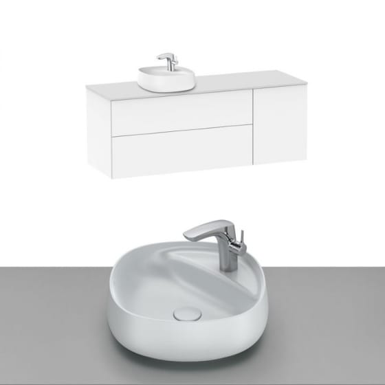 Image of Roca Beyond Wall Hung Vanity Unit With Countertop Basin