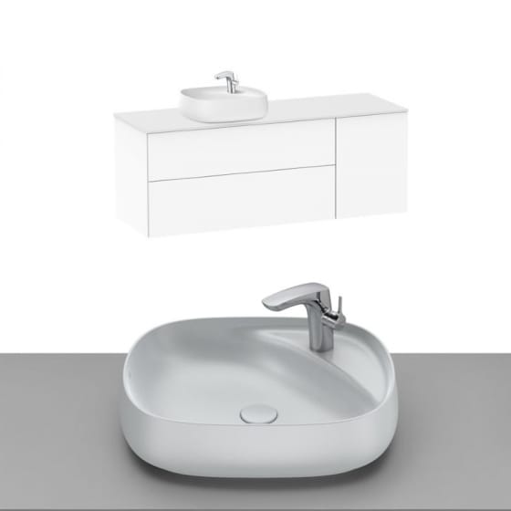 Image of Roca Beyond Wall Hung Vanity Unit With Countertop Basin