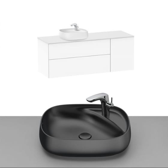 Image of Roca Beyond Wall Hung Vanity Unit With Countertop Basin