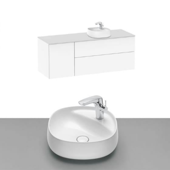 Image of Roca Beyond Wall Hung Vanity Unit With Countertop Basin