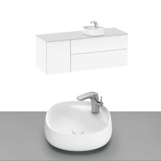 Image of Roca Beyond Wall Hung Vanity Unit With Countertop Basin