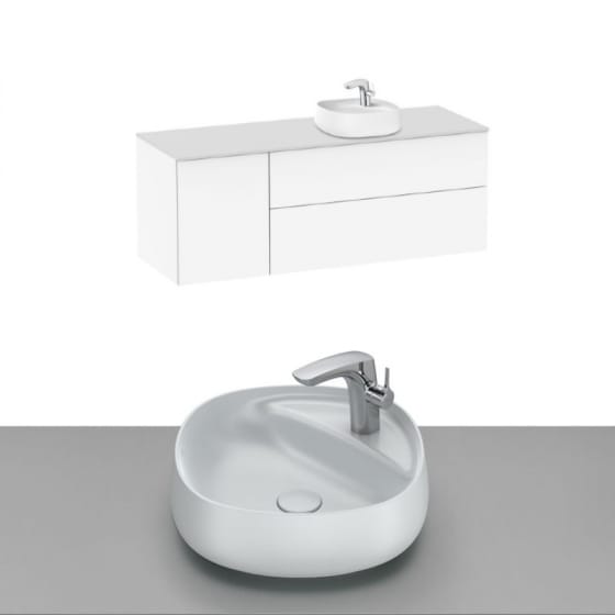 Image of Roca Beyond Wall Hung Vanity Unit With Countertop Basin