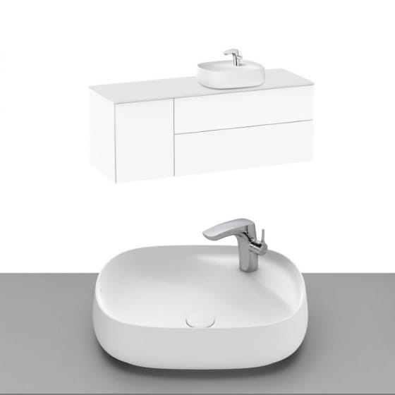 Image of Roca Beyond Wall Hung Vanity Unit With Countertop Basin