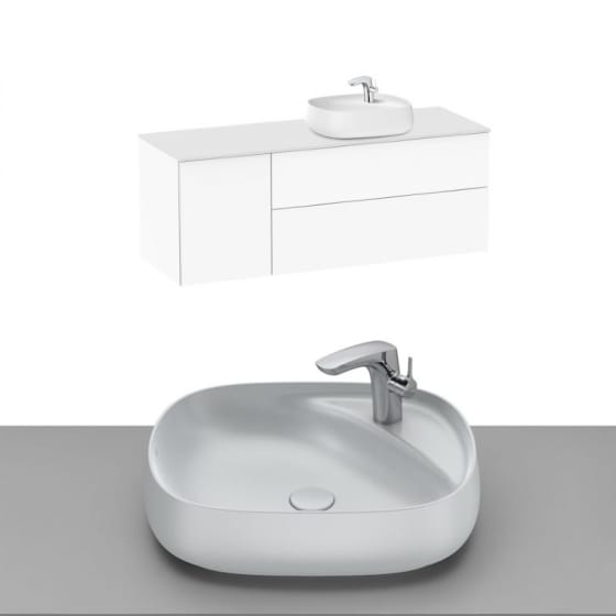 Image of Roca Beyond Wall Hung Vanity Unit With Countertop Basin