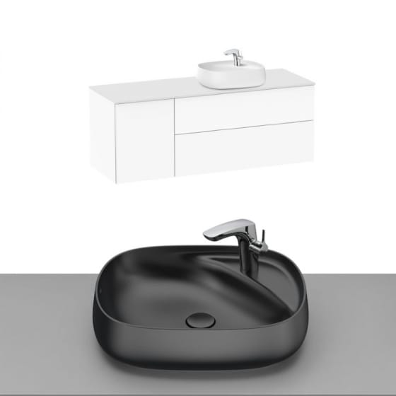 Image of Roca Beyond Wall Hung Vanity Unit With Countertop Basin